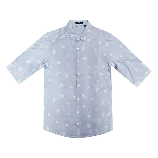 3/4-sleeve shirt Light blue 1164