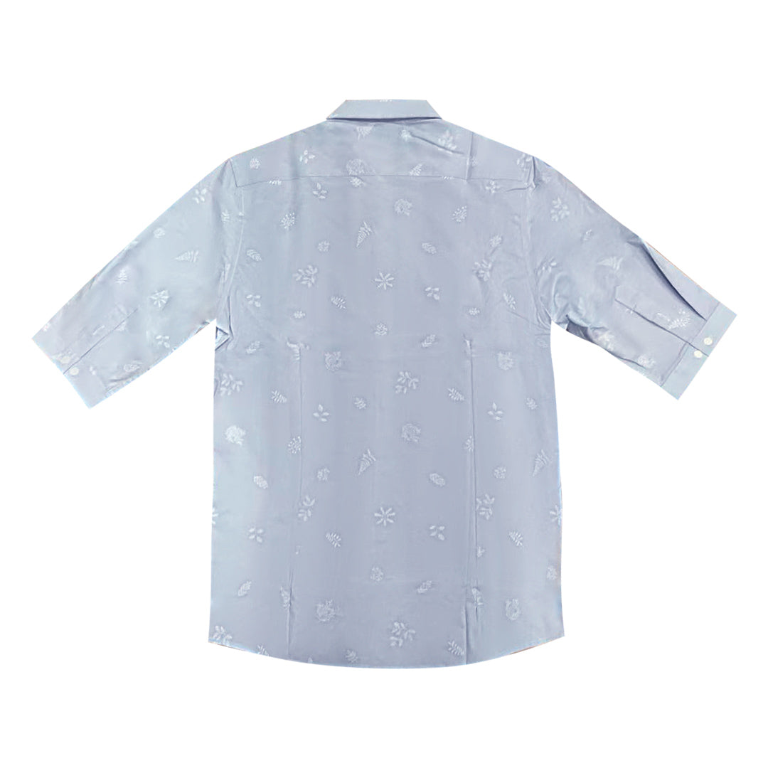 3/4-sleeve shirt Light blue 1164