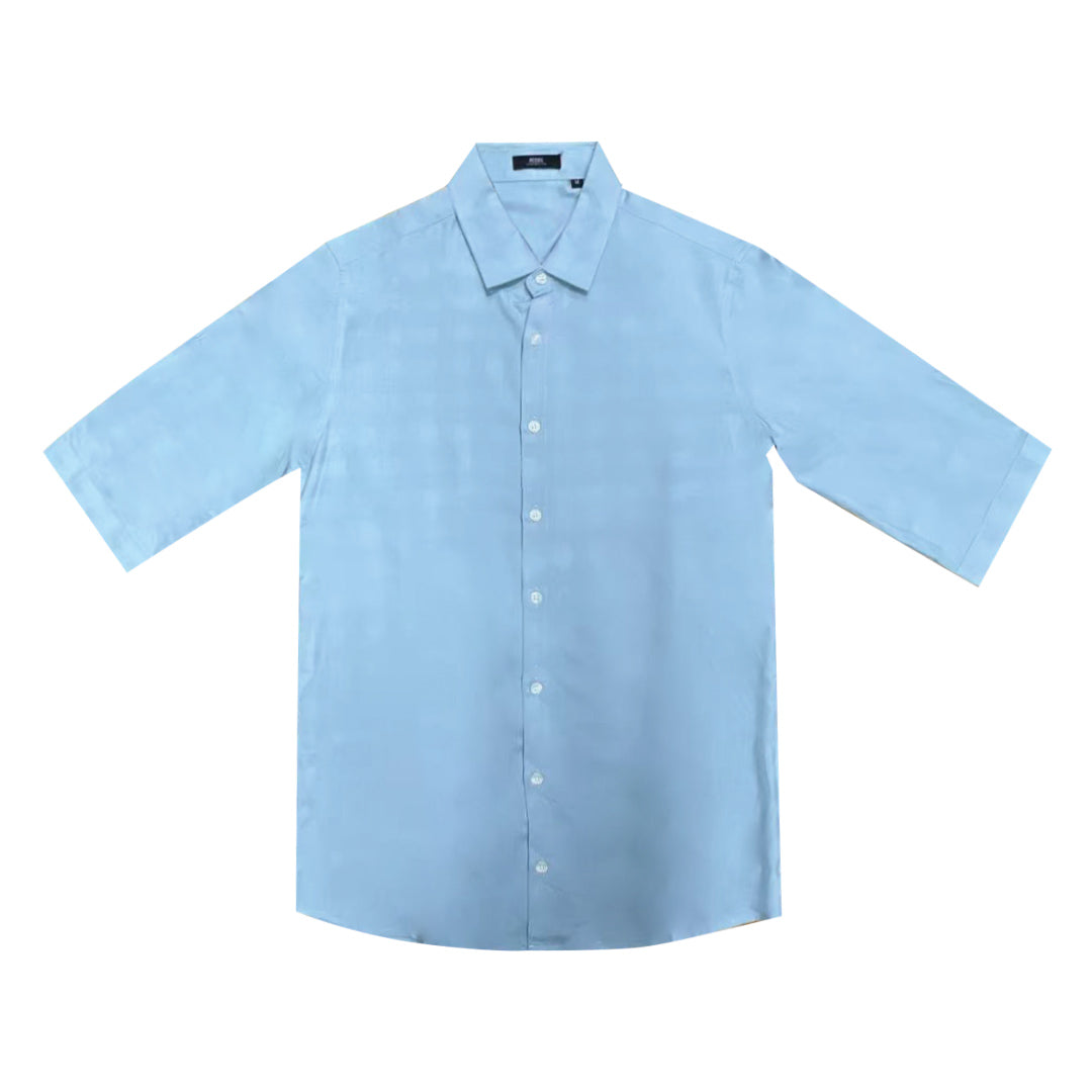 3/4-sleeve shirt Blue 1166