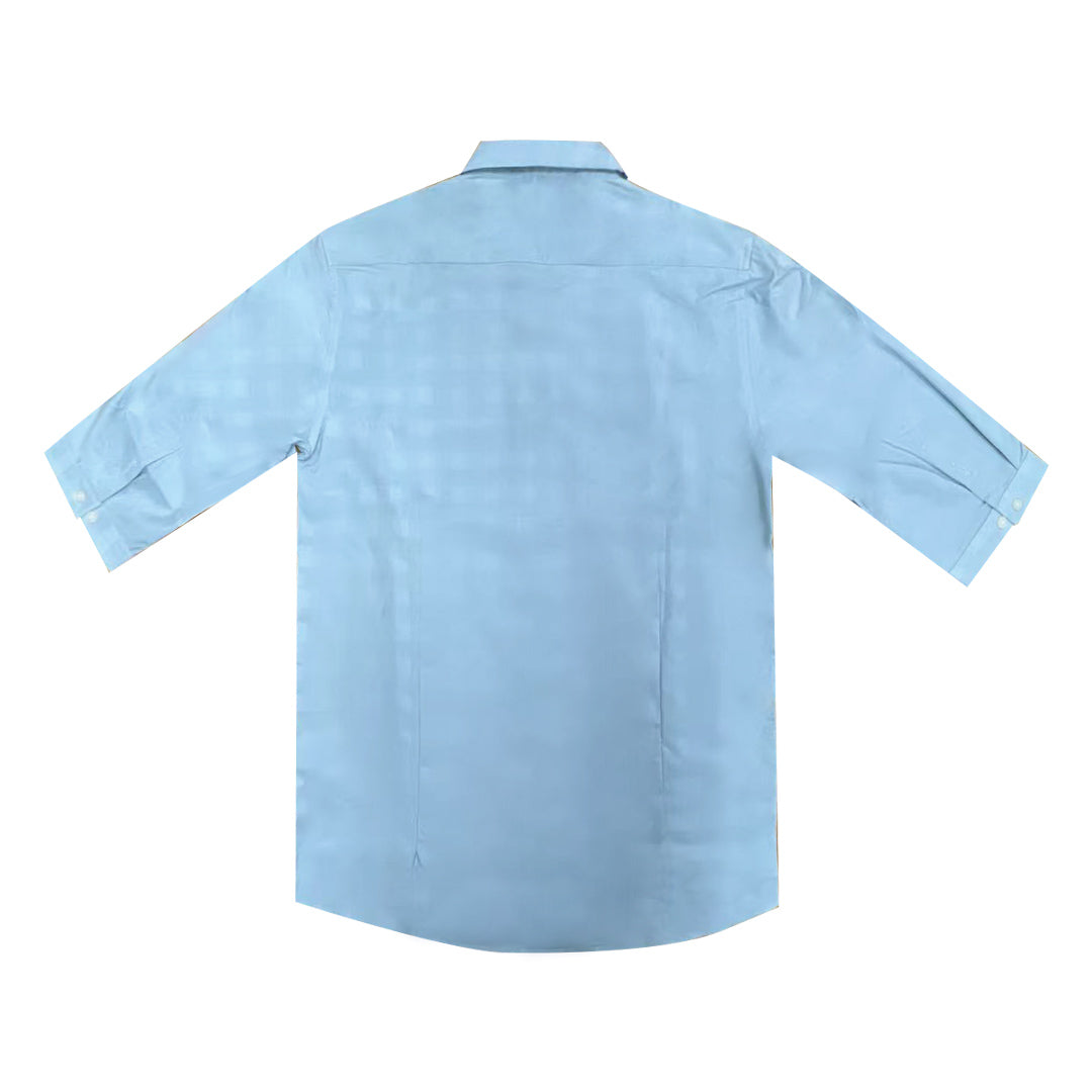 3/4-sleeve shirt Blue 1166