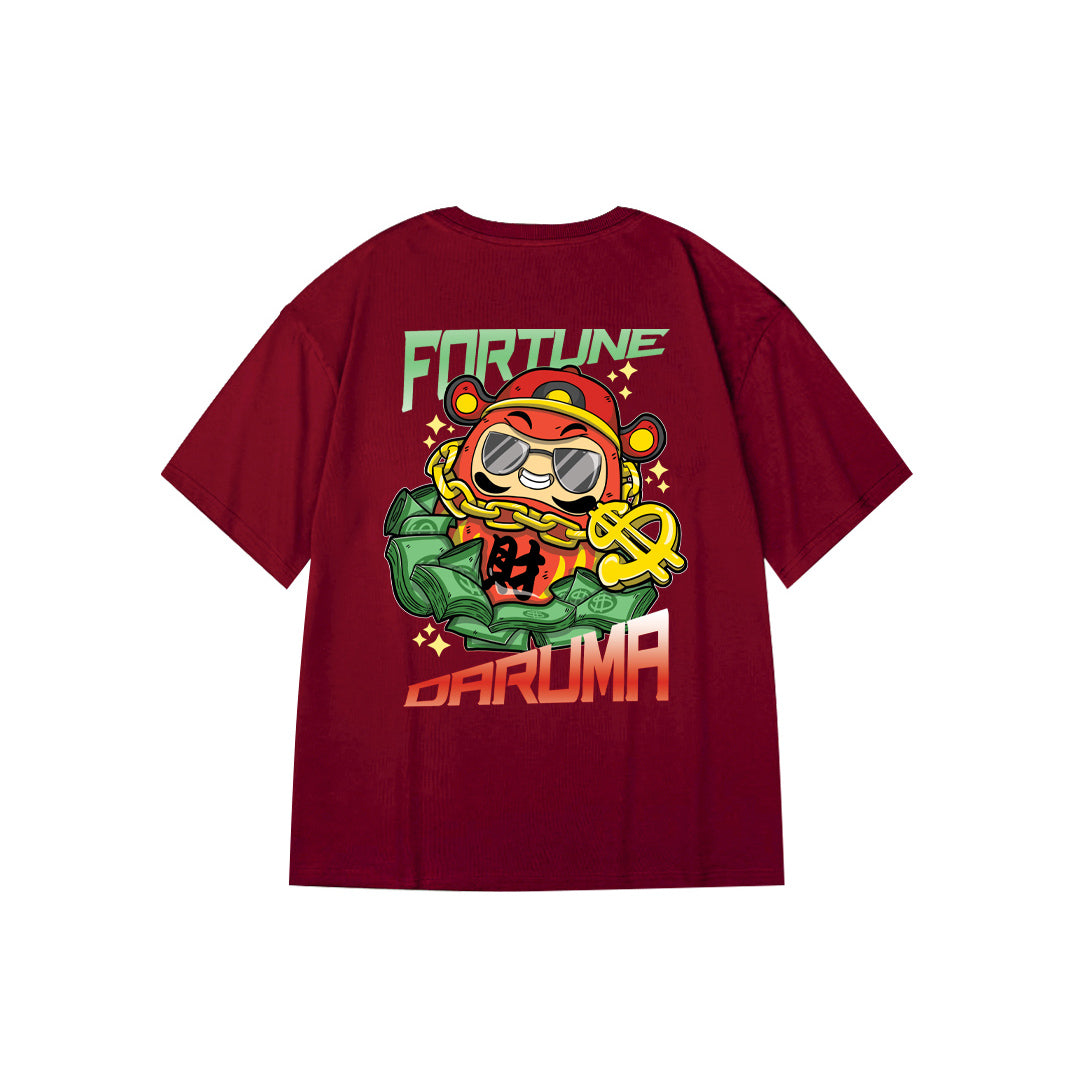 "Fortune Daruma" Oversized Unisex Kids T-Shirt 26721