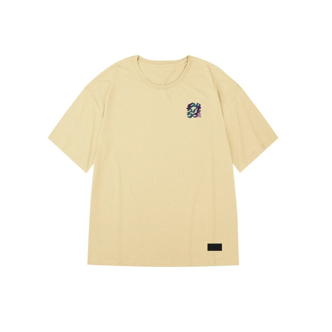 "Wealthy Lion" Reflective Oversized Tee - 2980