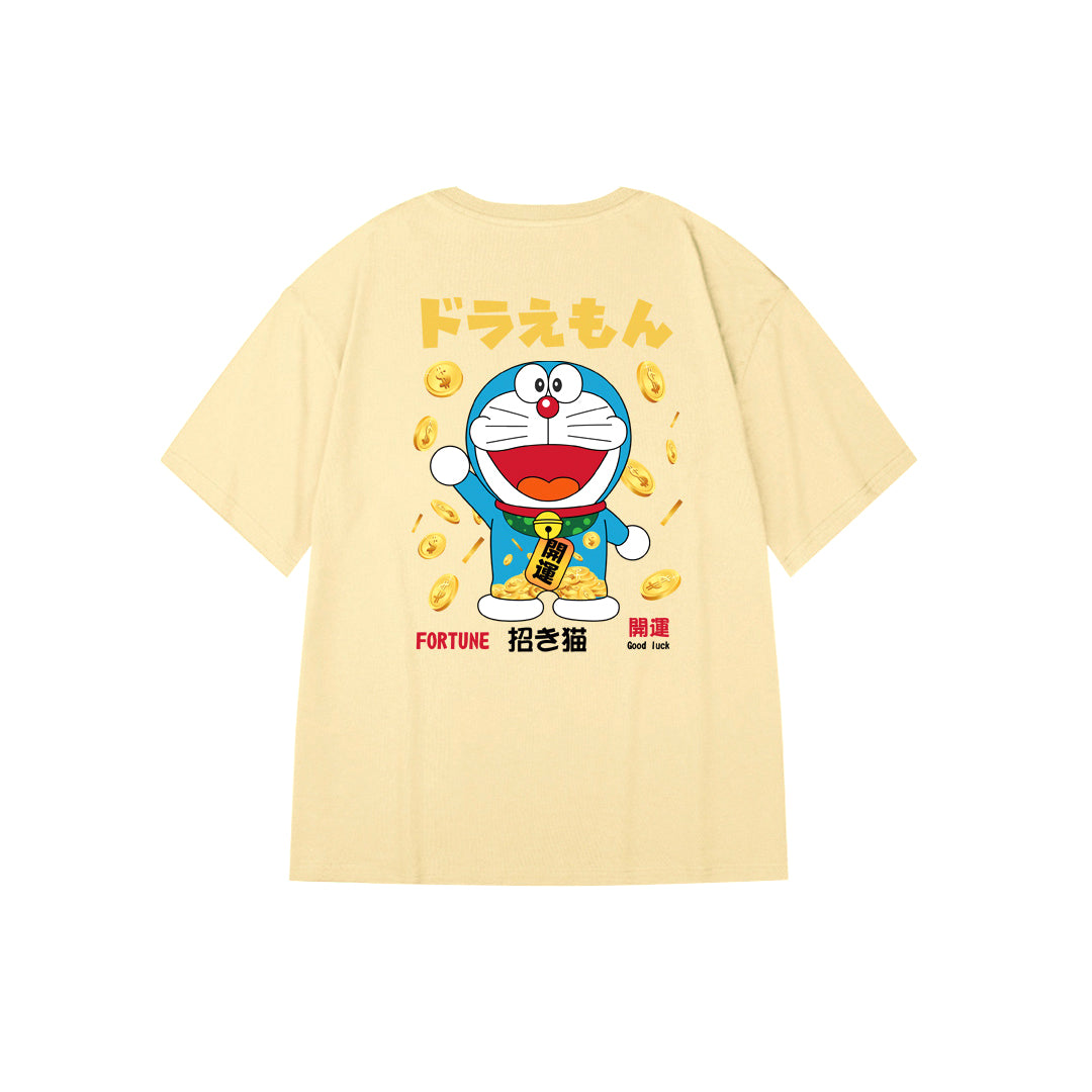 "FORTUNE CAT" Oversized Tee - 2955