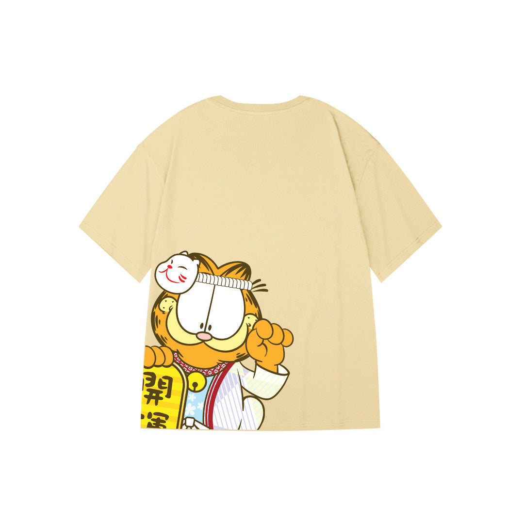 "Fortune Garfield" High Graded Odell Fabric Oversized Tee 2707