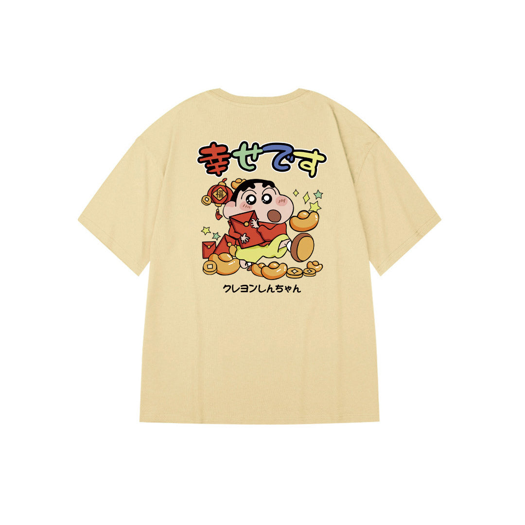 "Lucky クレヨンしんちゃん" Oversized Tee - 2975