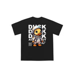"Astronaut Duck" Drop-Shoulder Oversized Tee - 2836