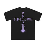 "Peace freedom" Drop-Shoulder Oversized Tee - 2771