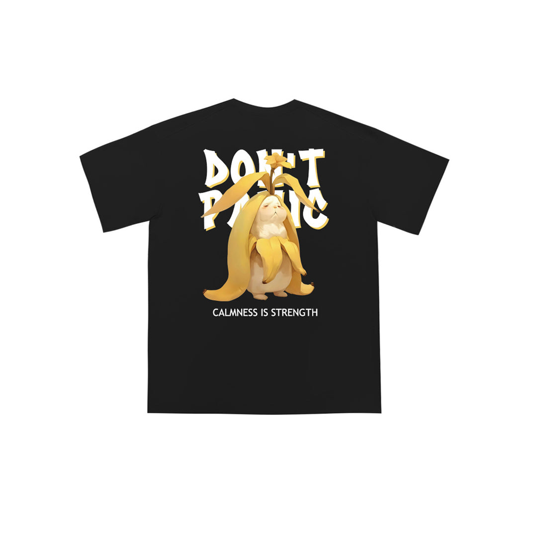 "Don't Panic! Bunny" Oversized Tee - 2060