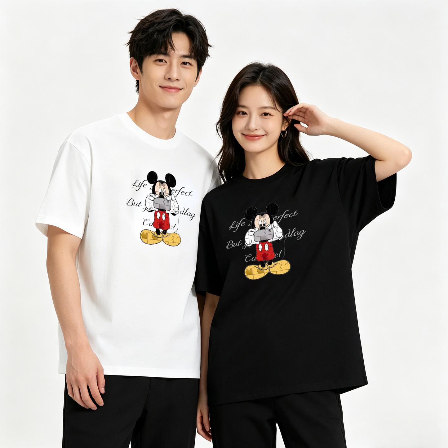 “Puzzle” Oversized Tee -3763
