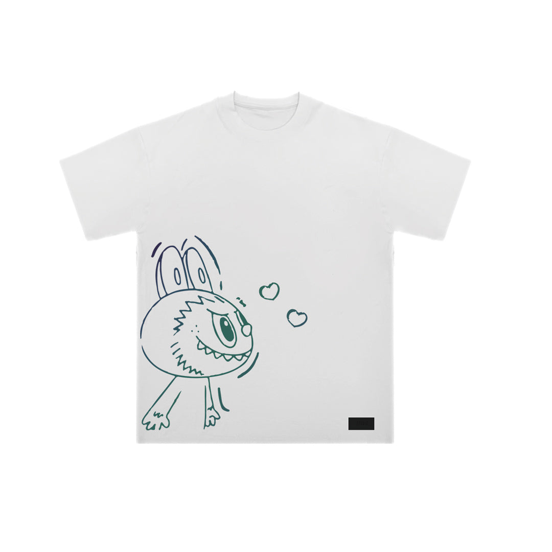 "Hi Labubu" Oversized Unisex Kids T-Shirt 20711