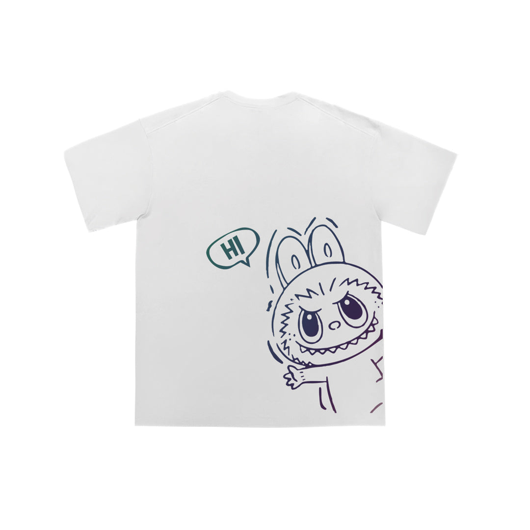 "Hi Labubu" Oversized Unisex Kids T-Shirt 20711