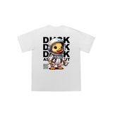 "Astronaut Duck" Drop-Shoulder Oversized Tee - 2836
