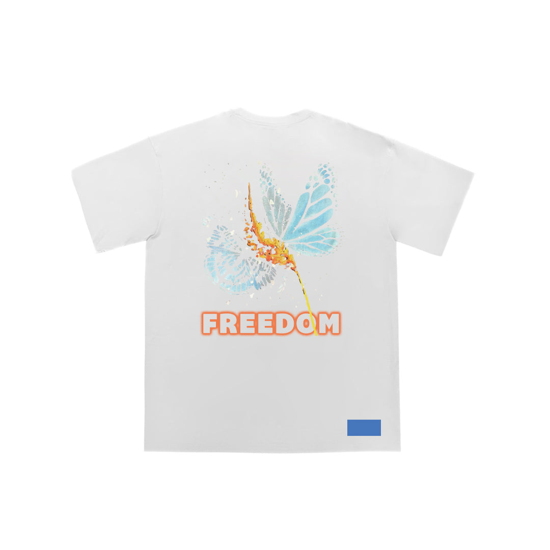 “Butterfly-FREEDOM” Premium Oversized Tee - 2913