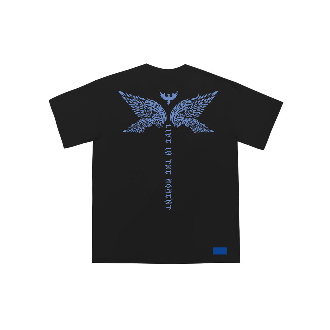 “AWESOME Wing" printing Oversized Tee - 2930