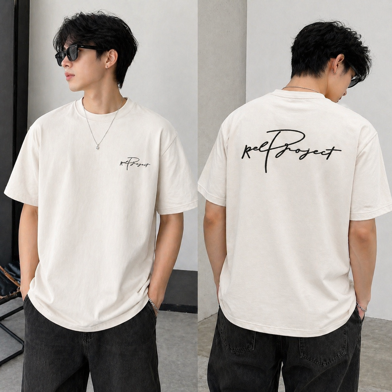 "RCL Project" Oversized Tee - 3509 White