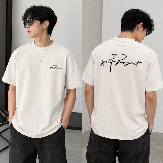 "RCL Project" Oversized Tee - 3509 White