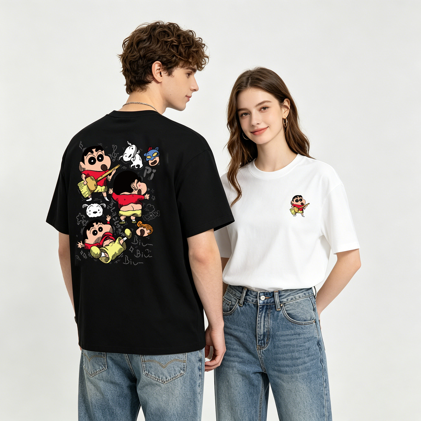 ”Cute shin-chan" Oversized Tee -3746