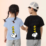 "SNOOPY WITH WOODSTOCKS" Oversized Unisex Reflective Kids T-Shirt 26361