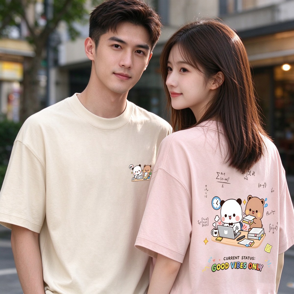 Good Vibes Only Oversized Tee - 2030