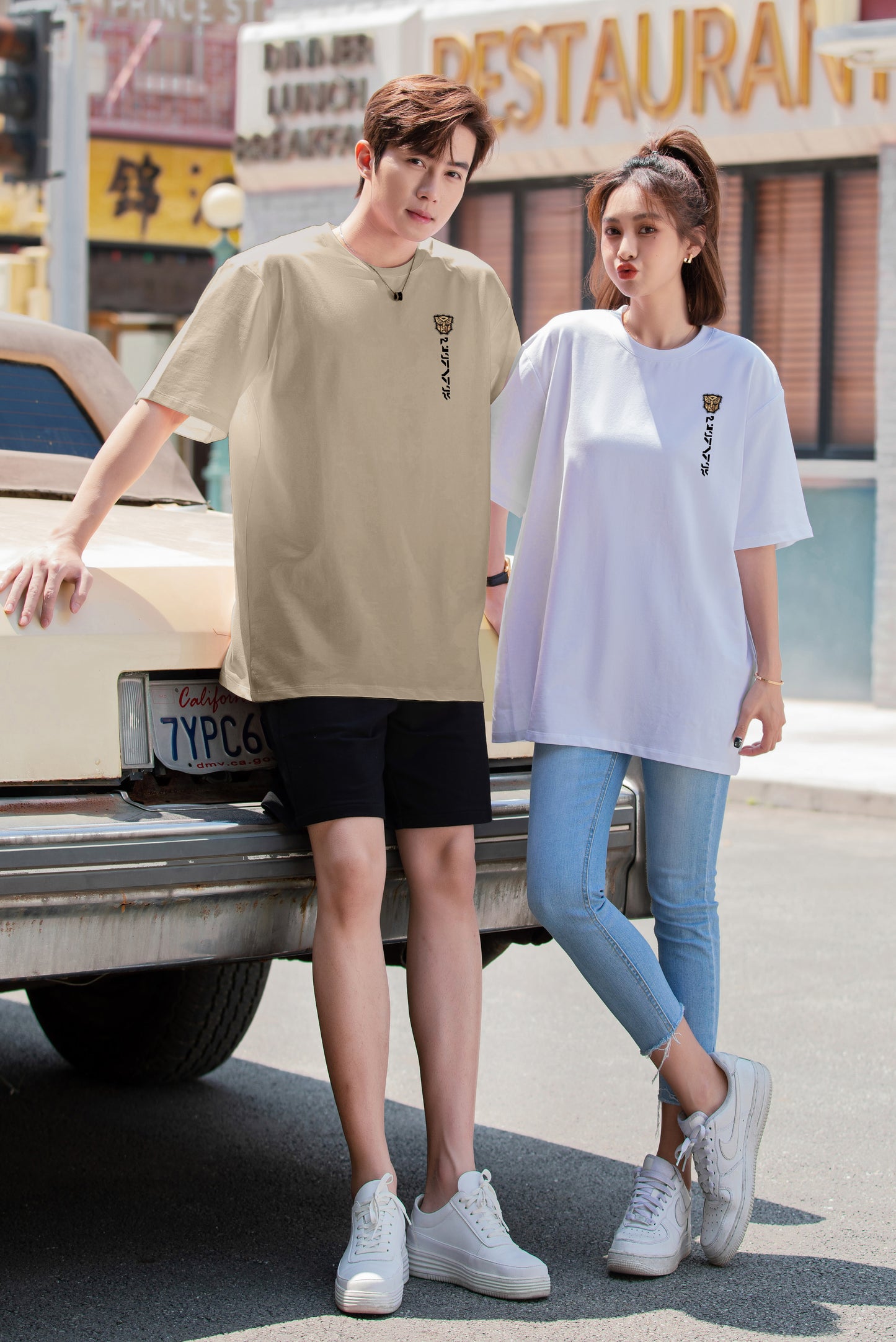 "TF-Shield" Drop-Shoulder Oversized Tee - 2943