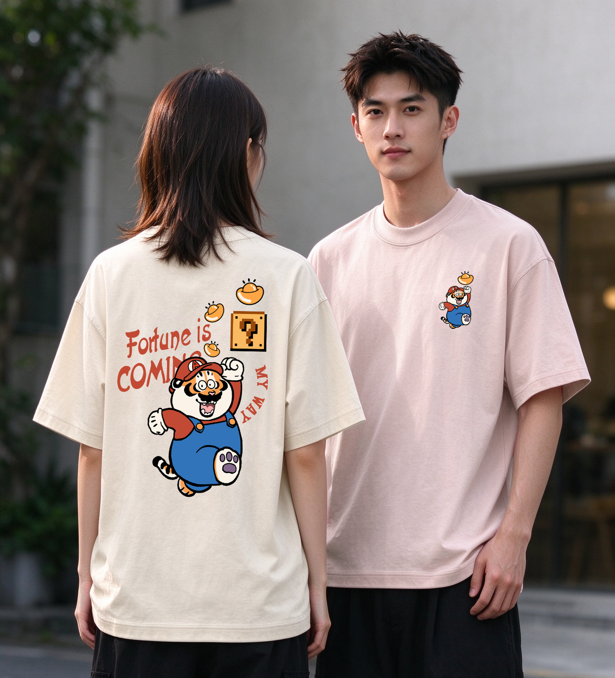 NEW YEAR Oversized Tee - 2002