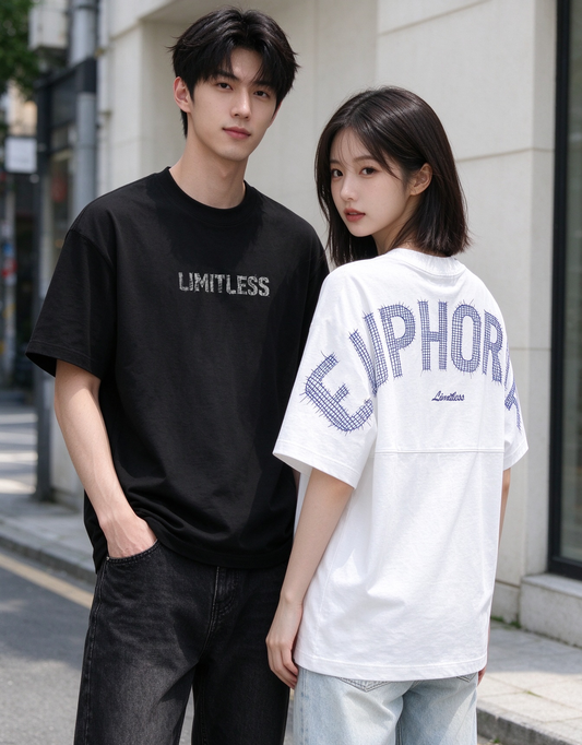 “EUPHORIA” Oversized Tee - 3887