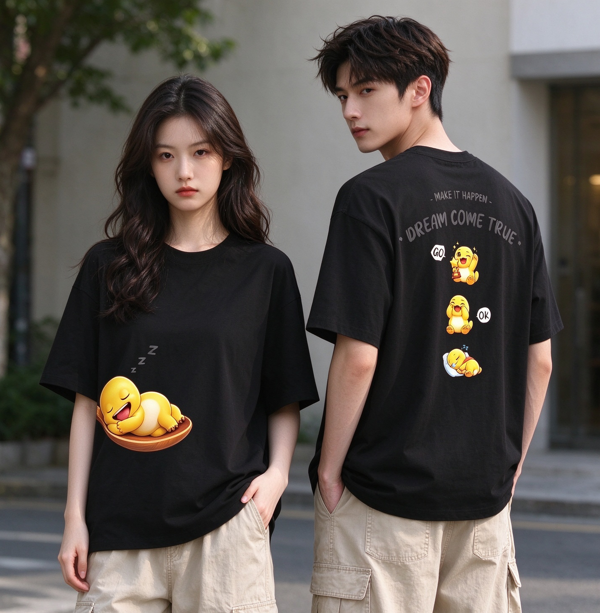 Make it happen Oversized Tee - 3988