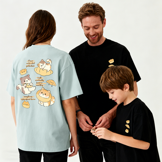 "Kittens" Oversized Unisex Kids T-Shirt - 35901