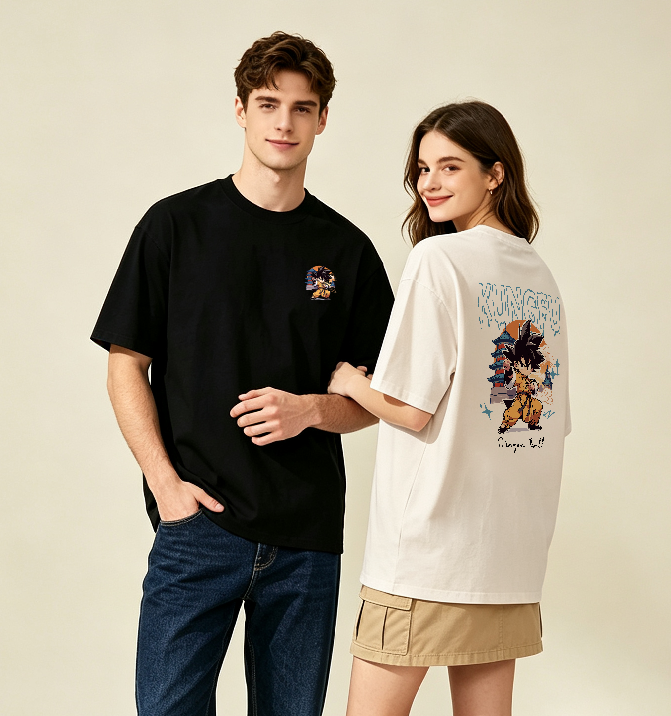 ”KUNGFU" Oversized Tee -3734