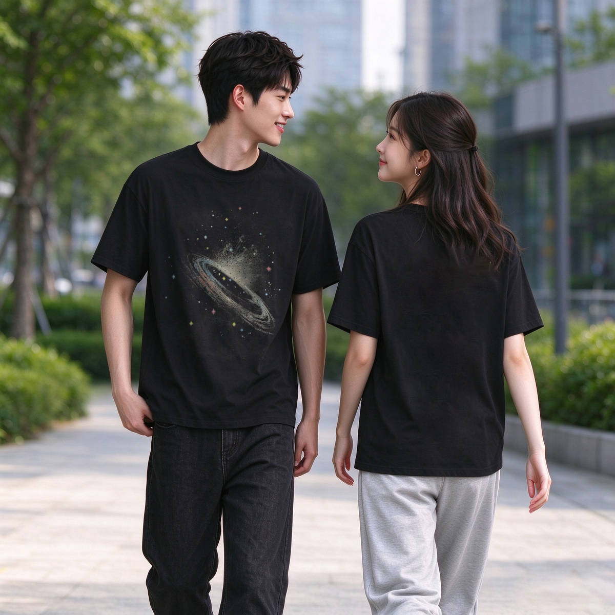 "Galaxy” Oversized Tee - 3885