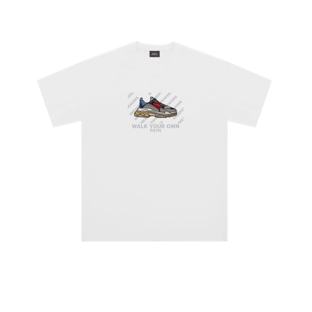 ”SNEAKERS" Oversized Tee -3765