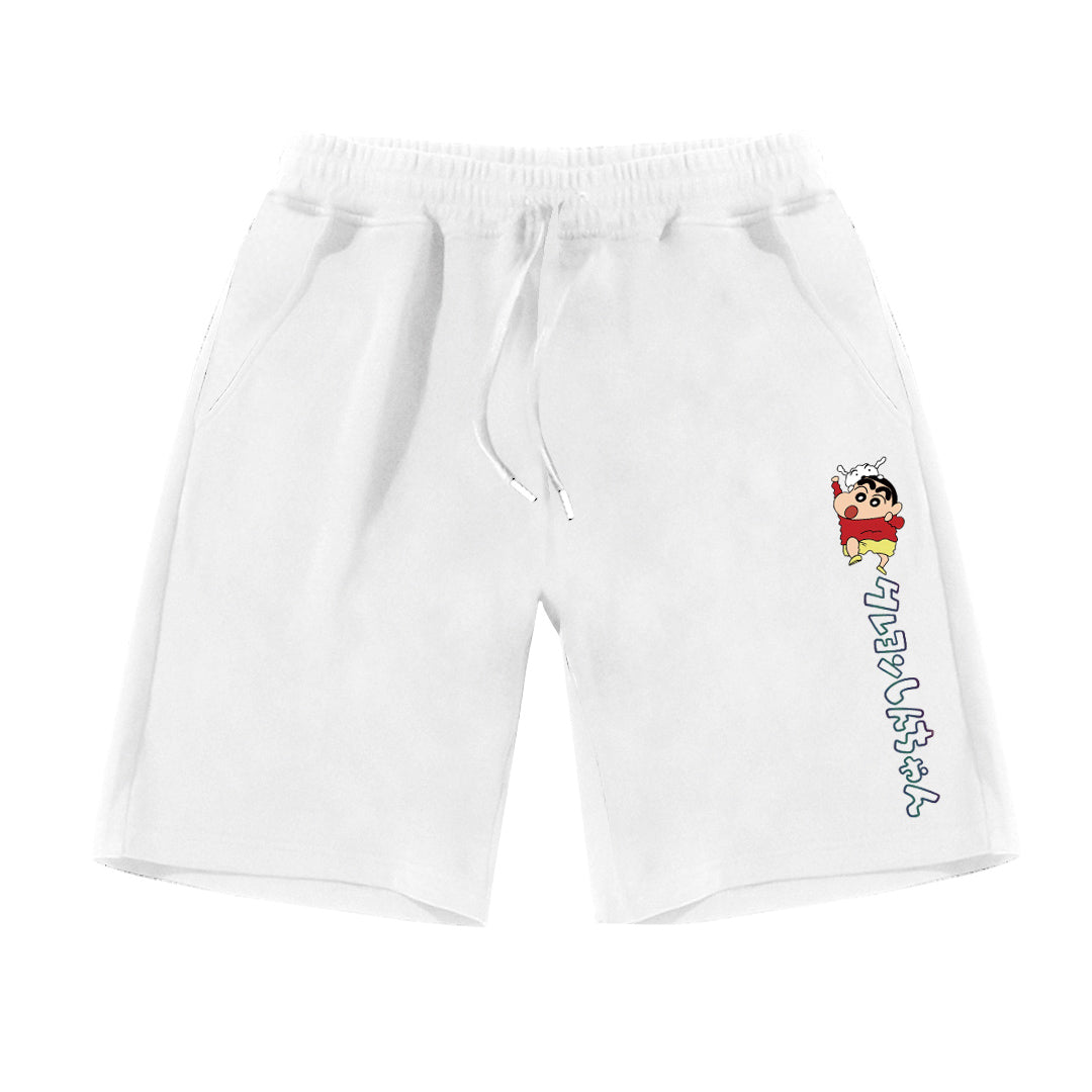 Shin-Chan Digital Print Jogger Shorts 8132