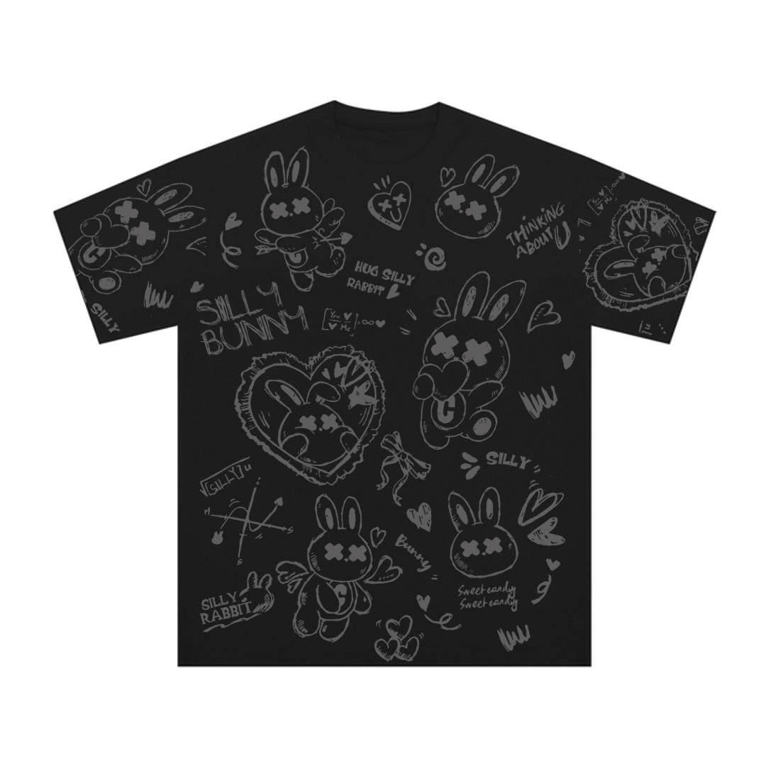"SILLY BUNNY" Oversized Tee - 3547