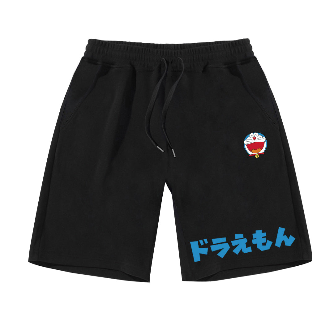 "도라에몽" Digital Print Jogger Shorts 8126