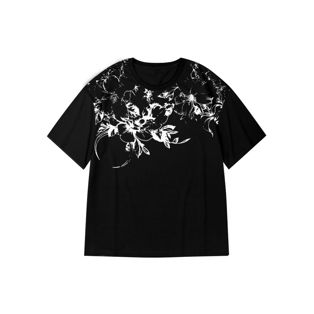 "Floral Prints” Premium Oversized Tee - 2907