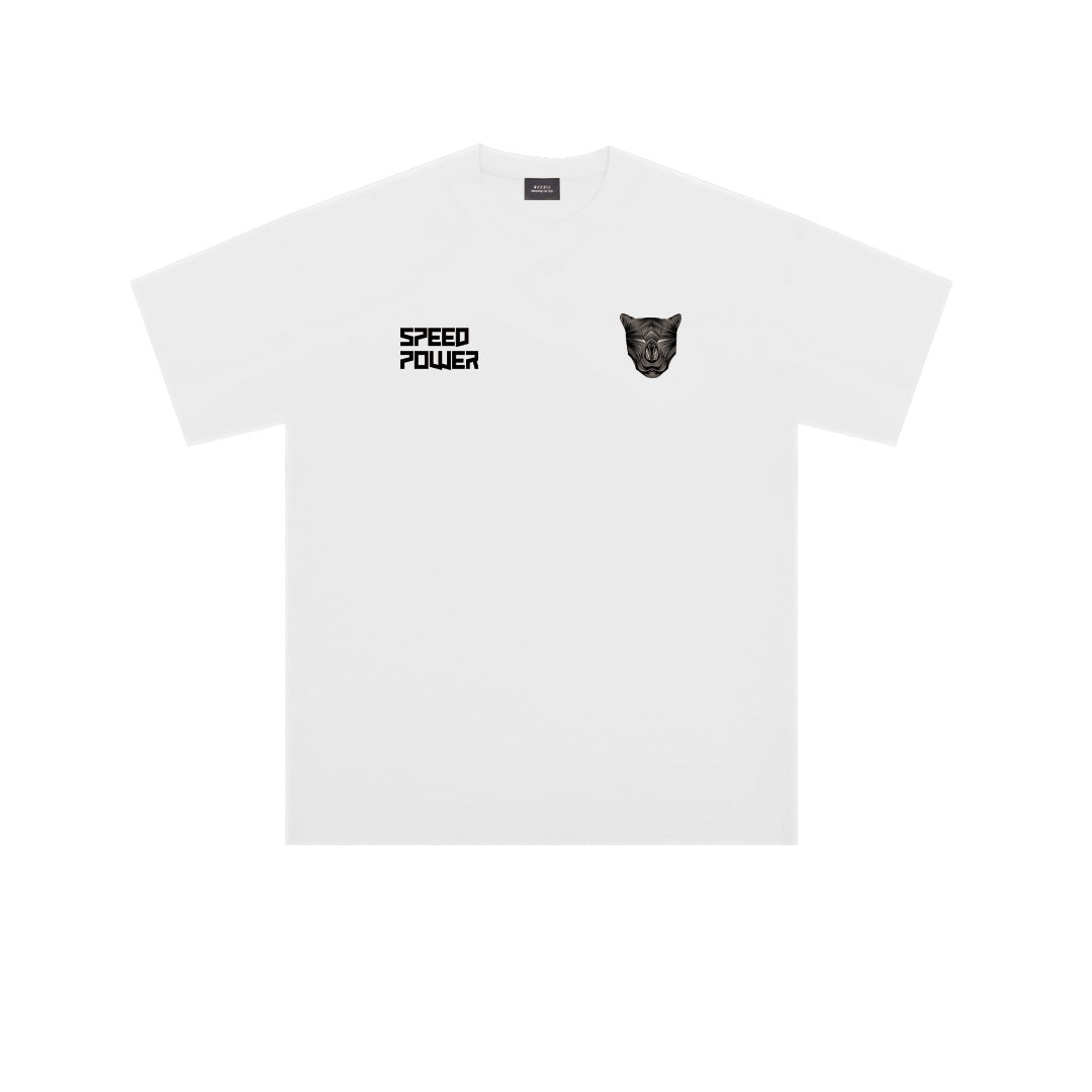 “SPEED POWER” Oversized Tee -3879