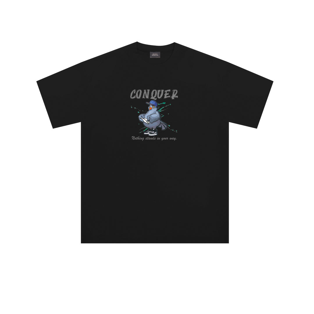 ”Conquer" Oversized Tee -3808