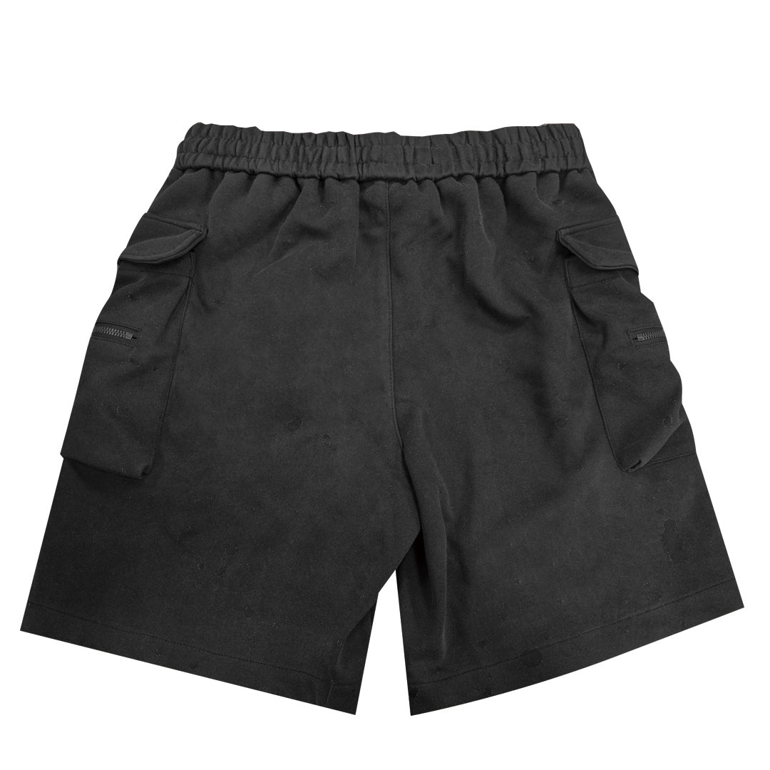 Black Jogger Shorts 8127