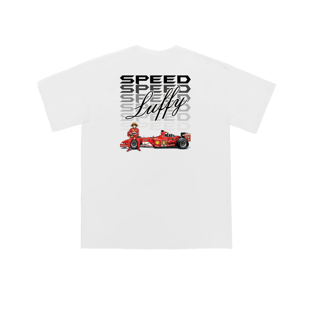 "SPEED"Oversized Tee - 3843