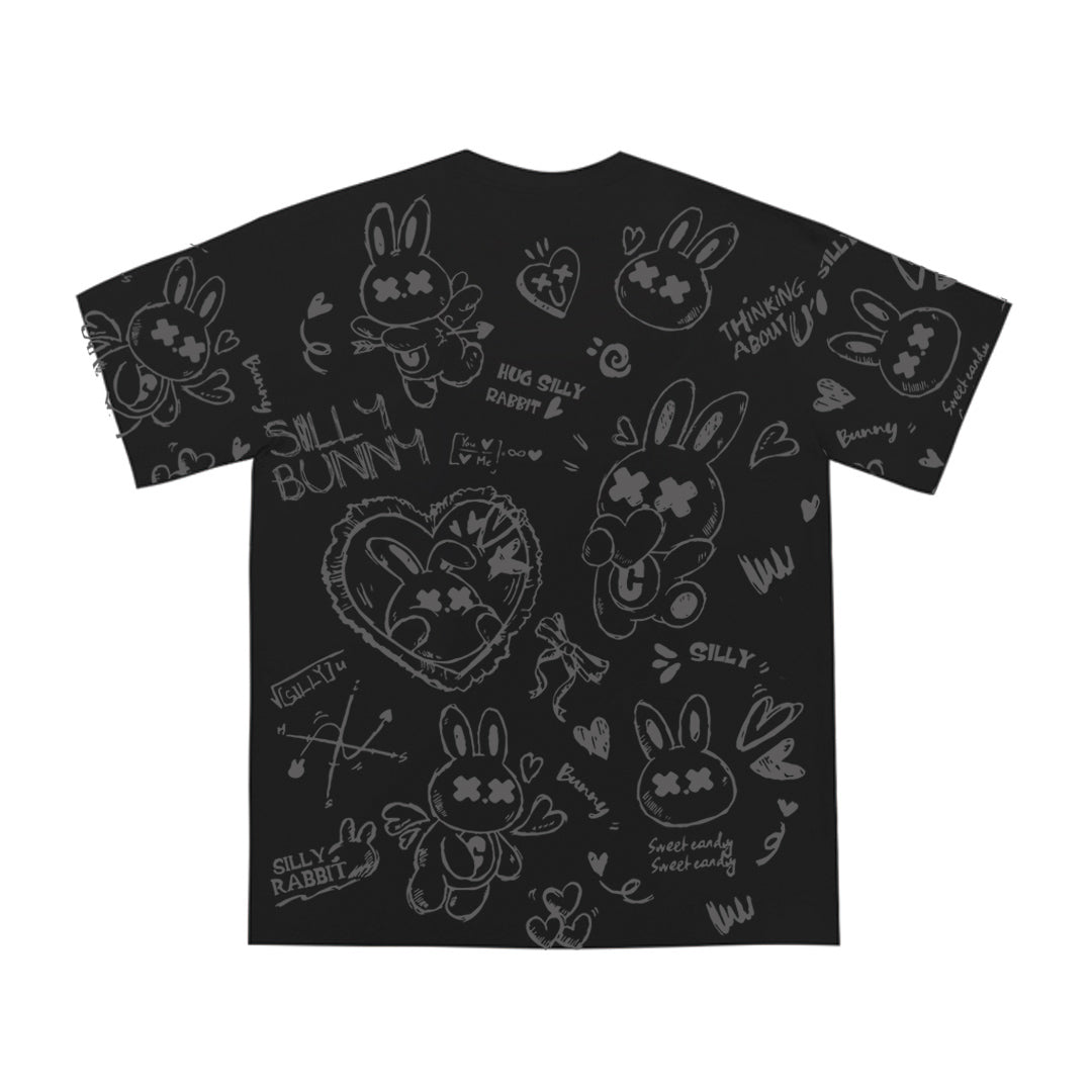 "SILLY BUNNY" Oversized Tee - 3547