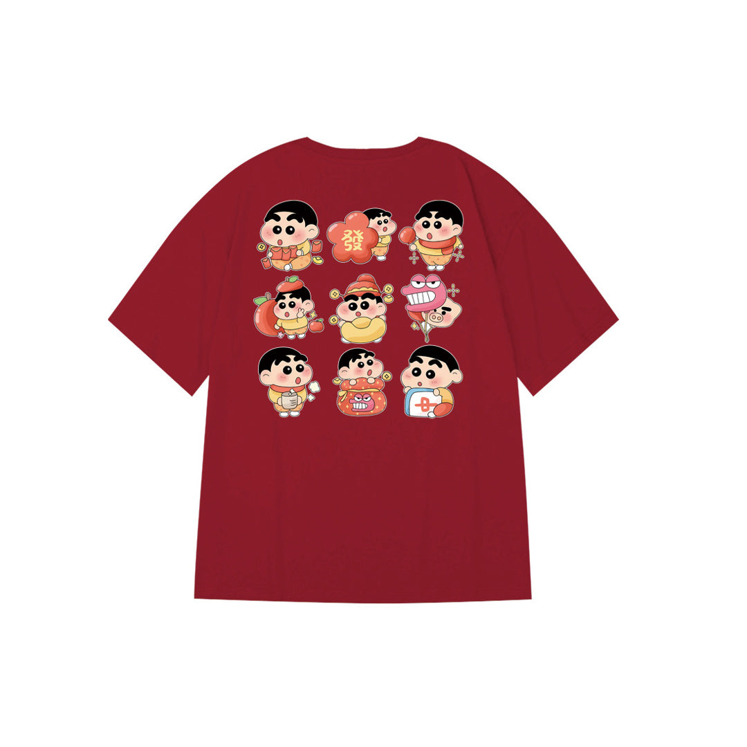 "Lucky Shin-Chan" Oversized Tee - 2543