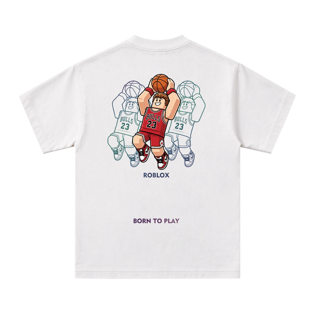 Reflective Graphic Oversized Tee - 3926