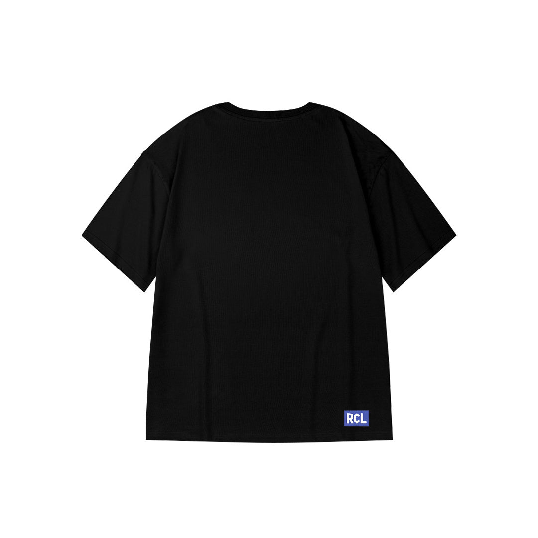 "Logo text design” Oversized Tee - 2903