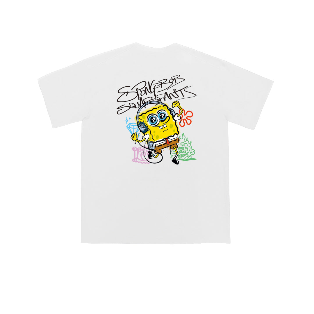 "MUSIC" SpongeBob SquarePants Oversized Tee - 3646