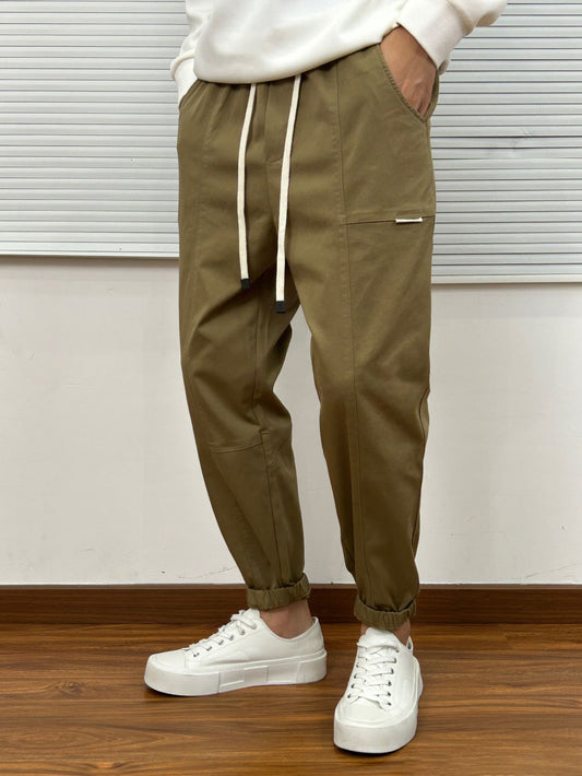 Khaki Cargo Pants 7012