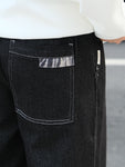 Black Jeans Cargo Pants 9626