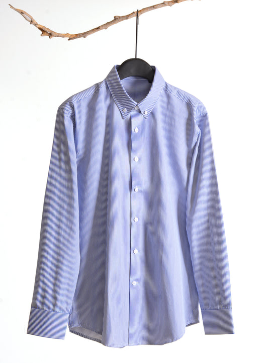 Long Sleeve Plain Shirt (Blue) 6832