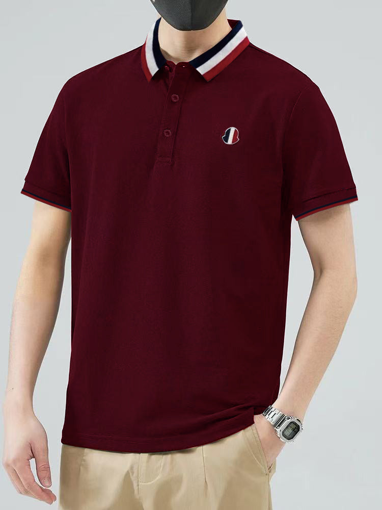 Maroon Red Polo T-Shirt 4026