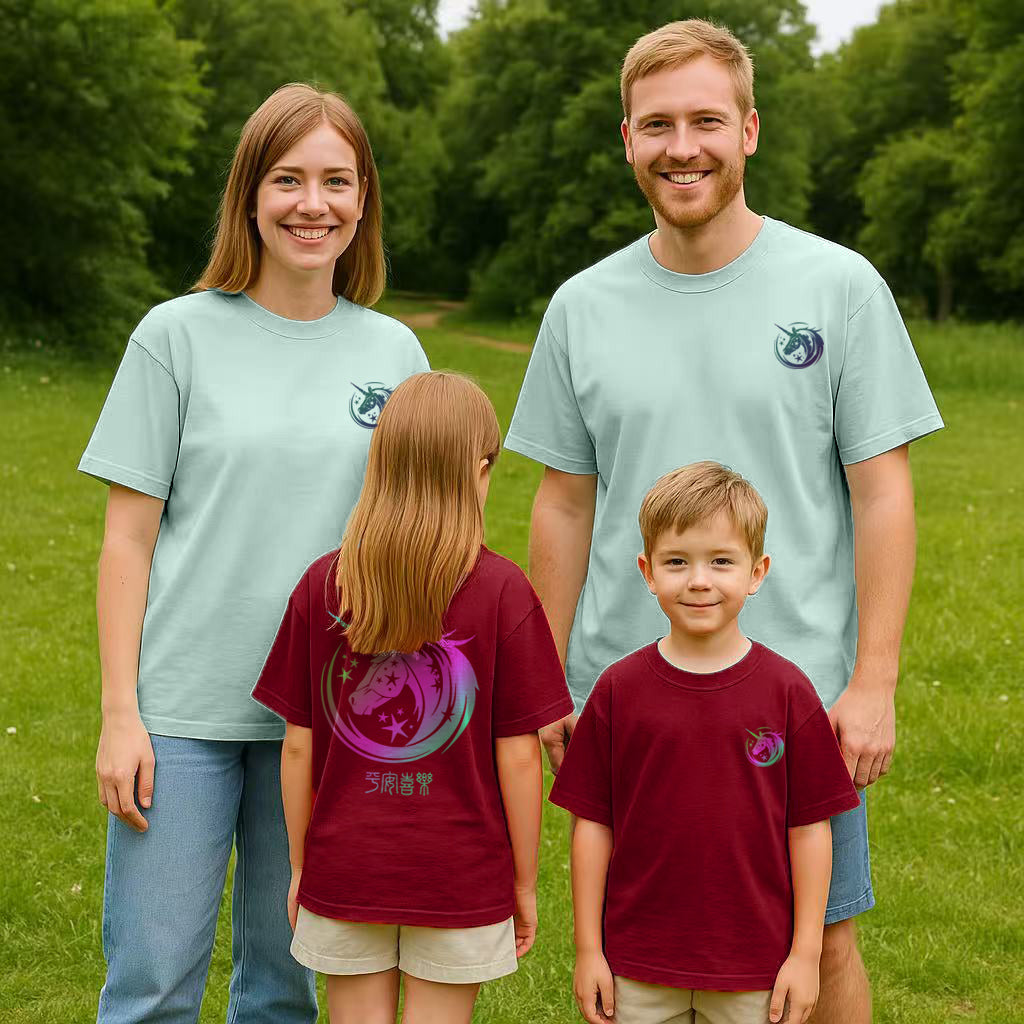 "unicorn" Oversized Unisex Kids T-Shirt - 35871