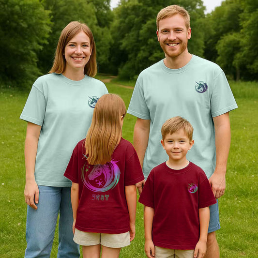 "unicorn" Oversized Unisex Kids T-Shirt - 35871